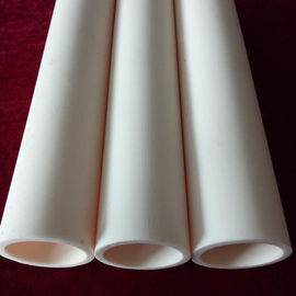Metropolitana ceramica dell'allumina Al2O3 di 99.6%, tubo ceramico dell'allumina di resistenza all'usura